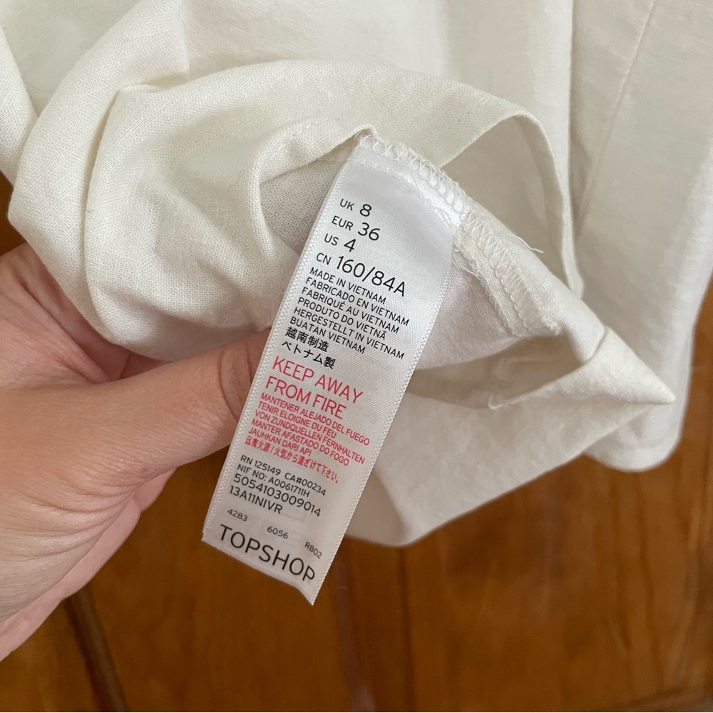 TOPSHOP Button Front Camisole Tank - Picture 7 of 8